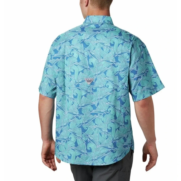 Columbia Super Tamiam S/S Shirt- Size S - Picture 5 of 11